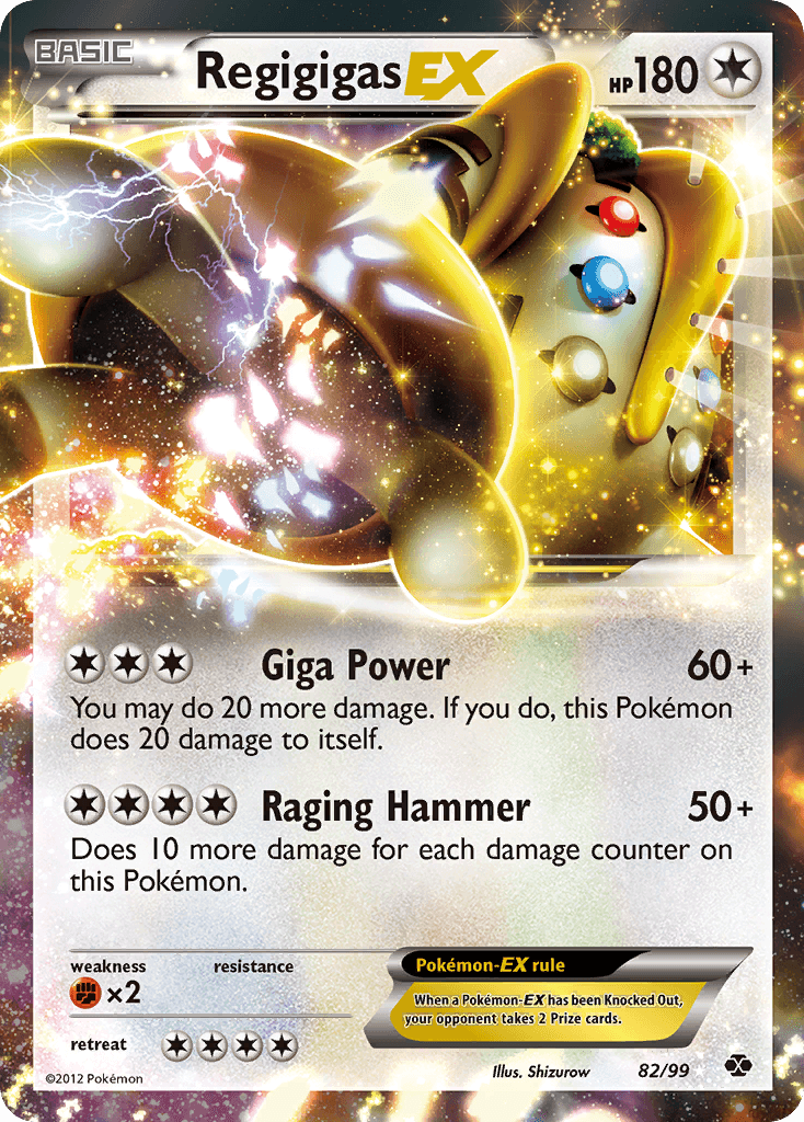 Regigigas-EX Next Destinies card