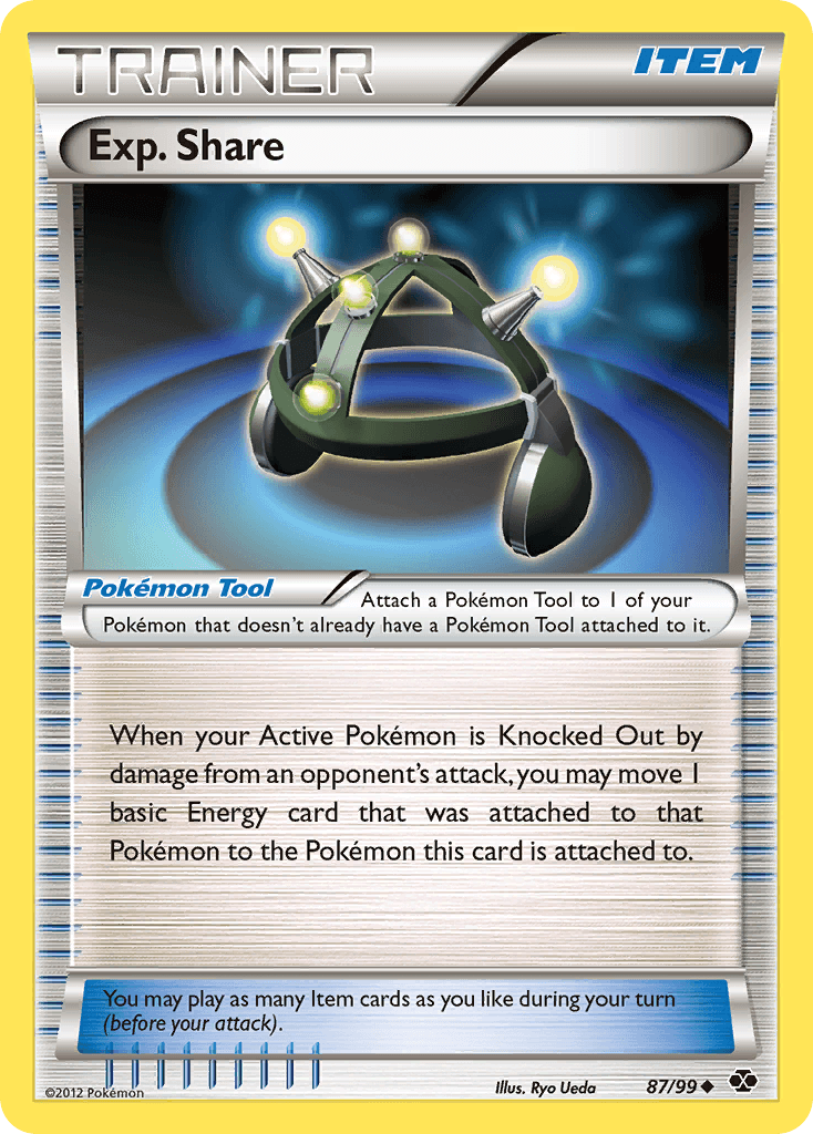 Exp. Share Next Destinies card