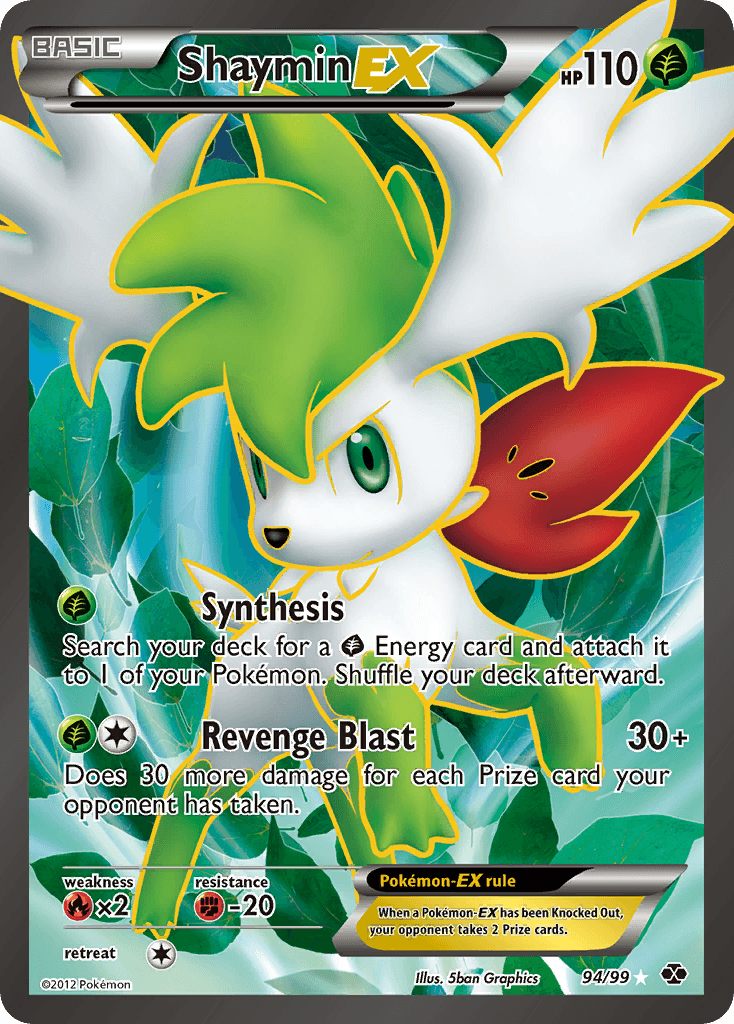 Shaymin-EX Next Destinies card