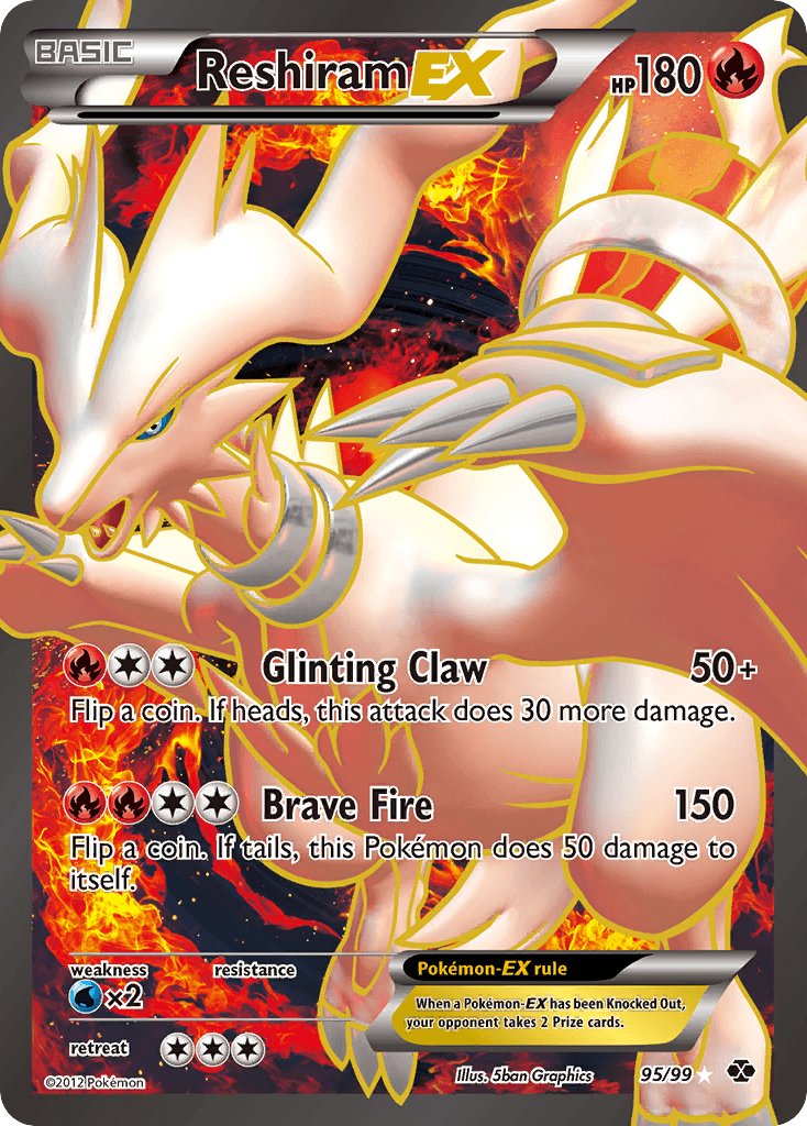 Reshiram-EX Next Destinies card