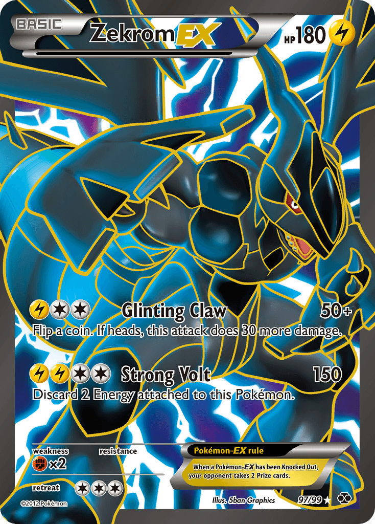 Zekrom-EX Next Destinies card