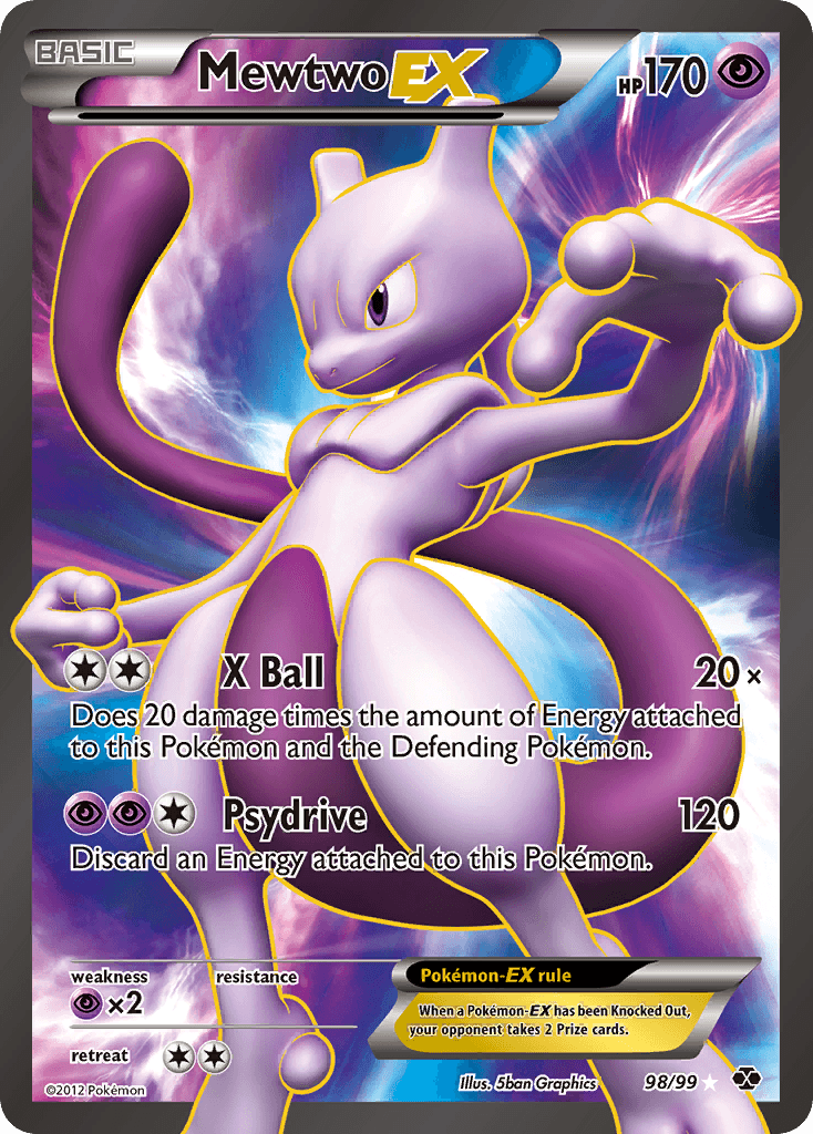 Mewtwo-EX Next Destinies card