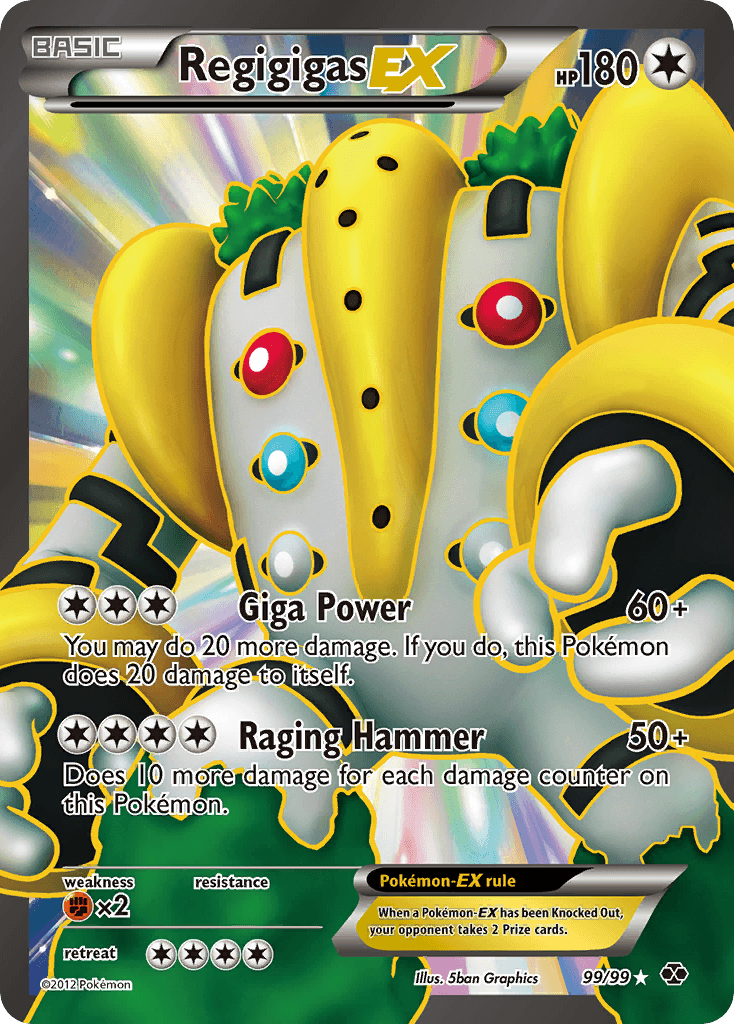 Regigigas-EX Next Destinies card