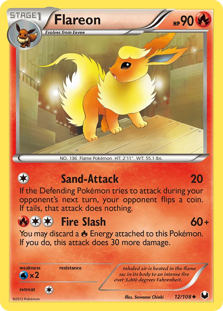 Flareon Dark Explorers card