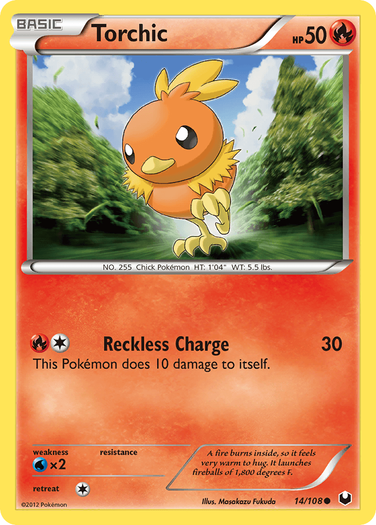 Torchic Dark Explorers card