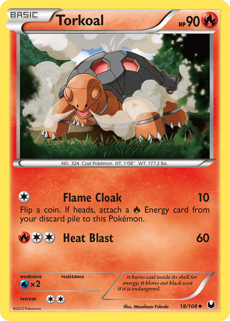 Torkoal Dark Explorers card