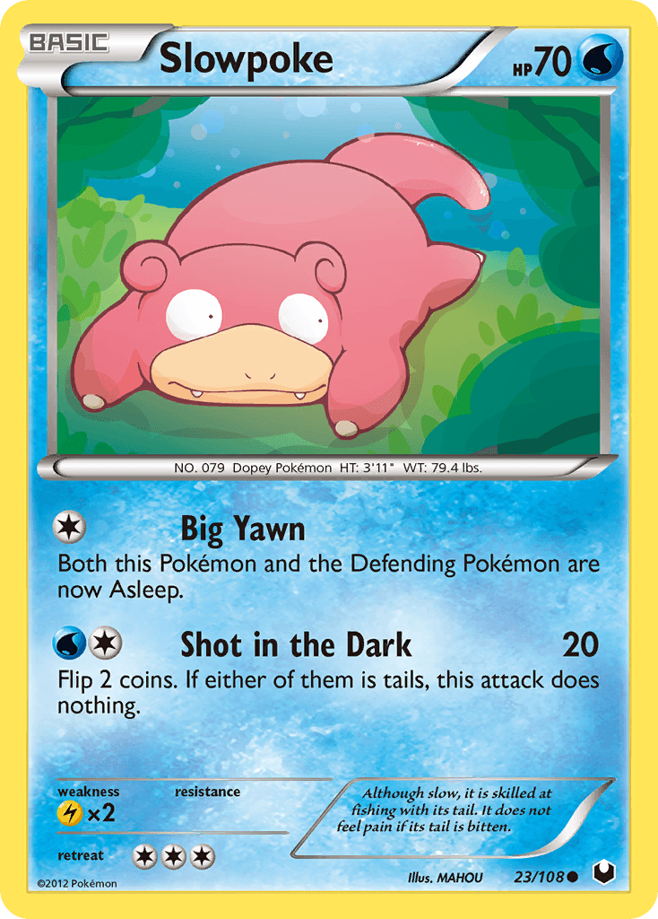 Slowpoke Dark Explorers card