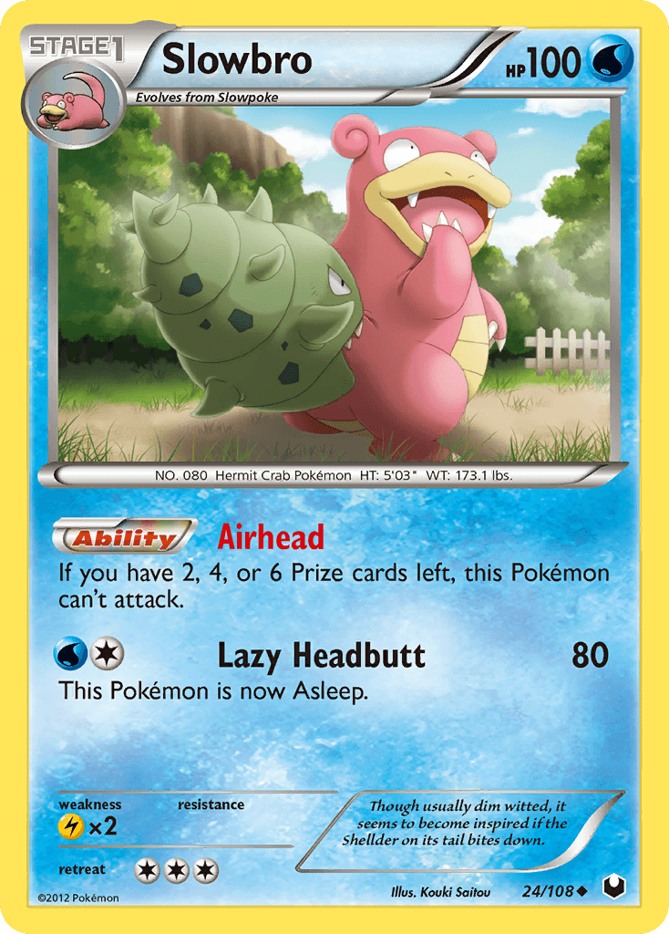 Slowbro Dark Explorers card