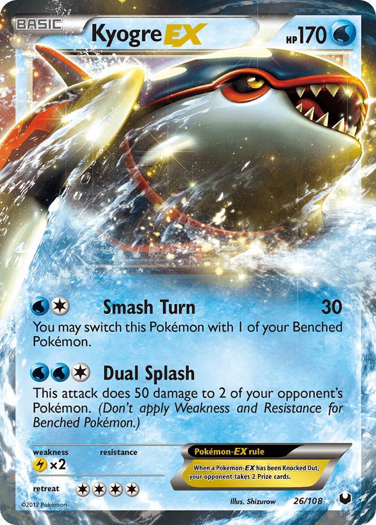 Kyogre-EX 寶可夢 card