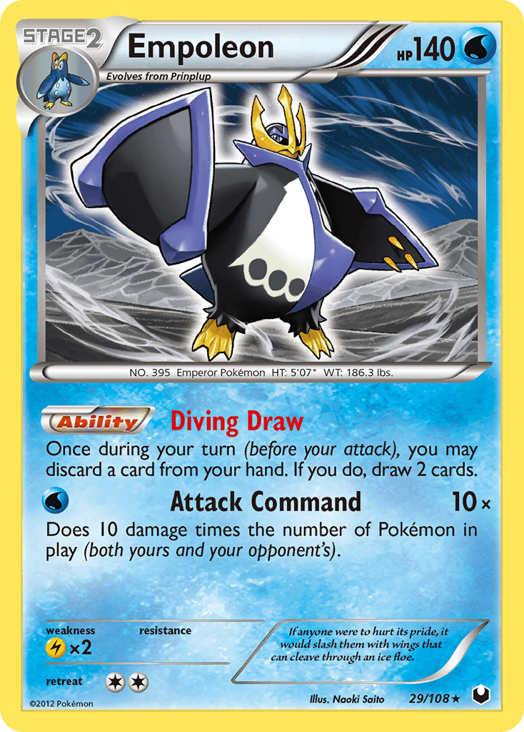 Empoleon Dark Explorers card