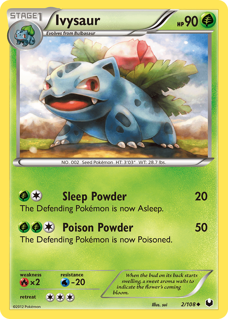 Ivysaur Dark Explorers card