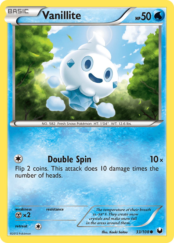 Vanillite Dark Explorers card