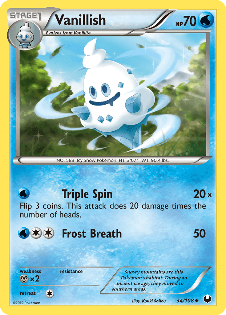 Vanillish Dark Explorers card
