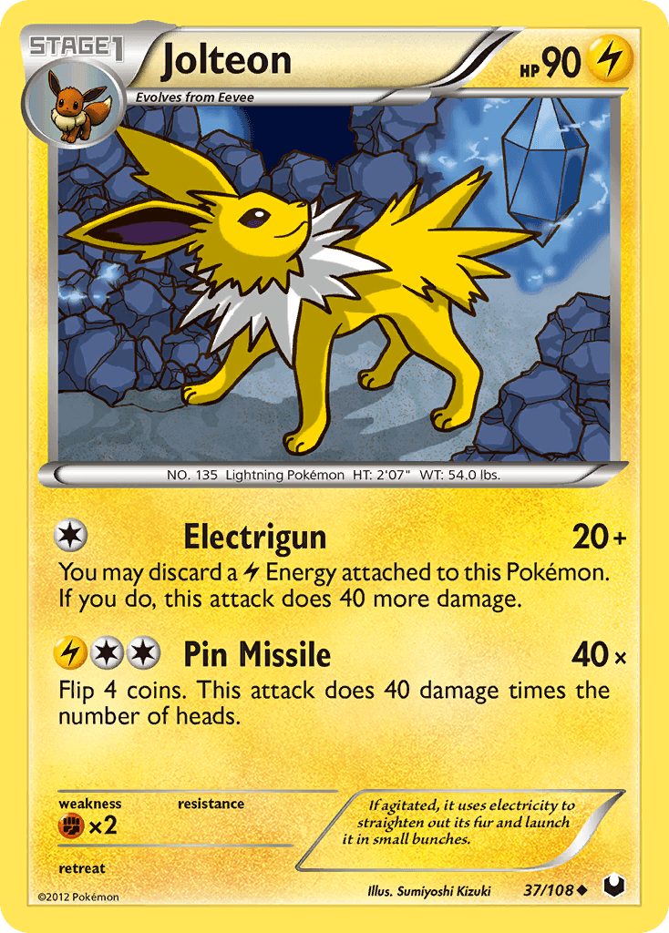 Jolteon Dark Explorers card