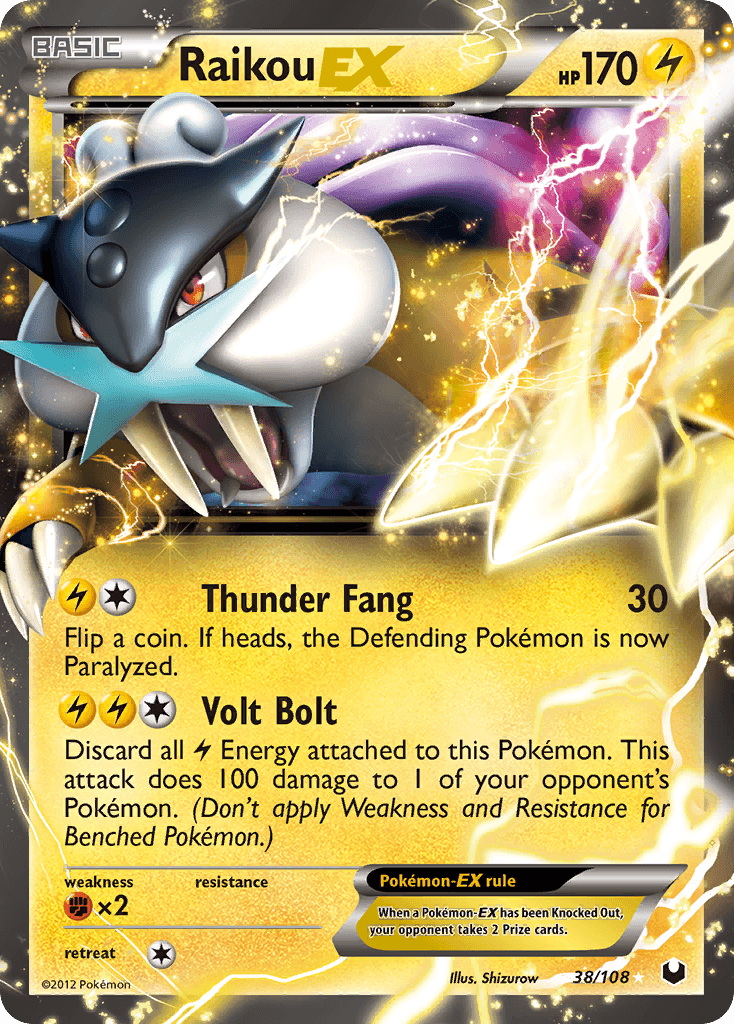 Raikou-EX Dark Explorers card
