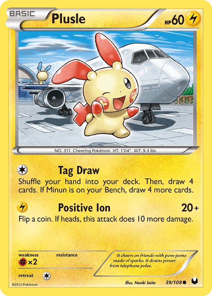Plusle Dark Explorers card