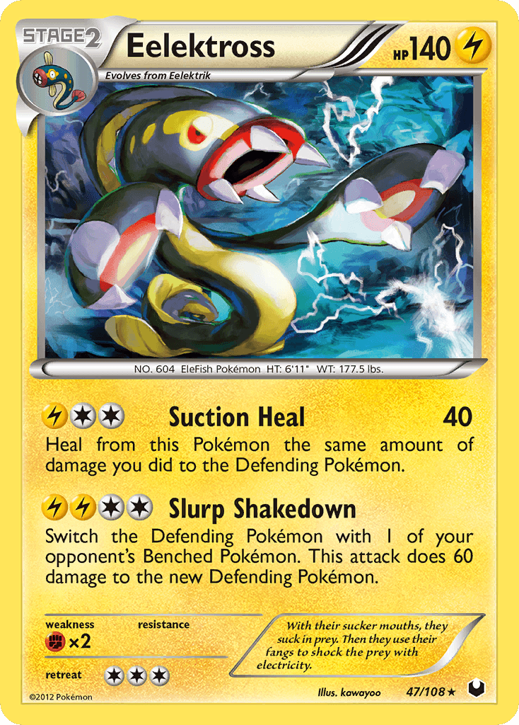 Eelektross Dark Explorers card
