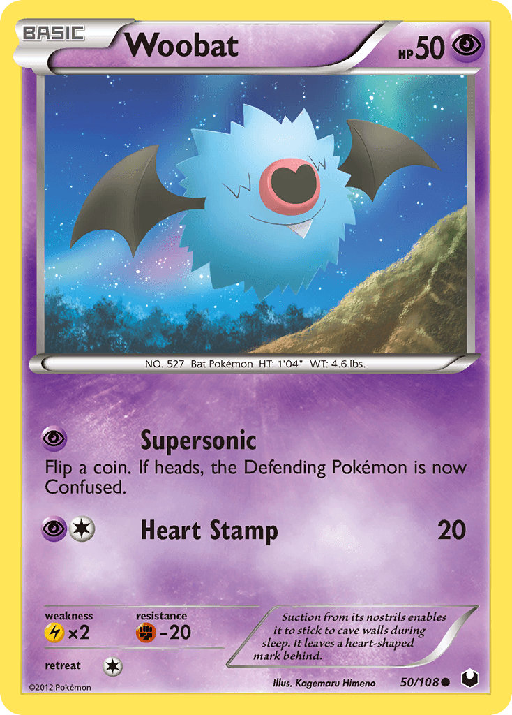 Woobat Dark Explorers card