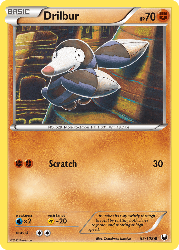 Drilbur Dark Explorers card