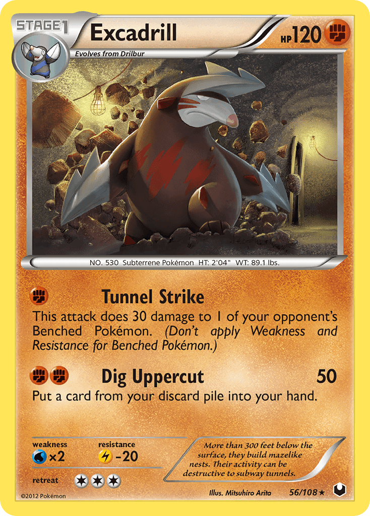 Excadrill Dark Explorers card