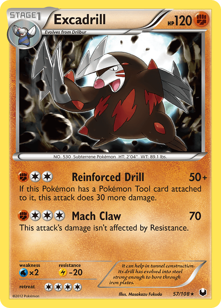 Excadrill Dark Explorers card