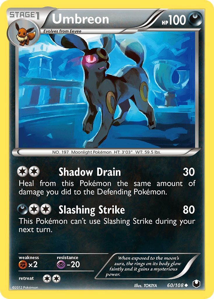 Umbreon Dark Explorers card