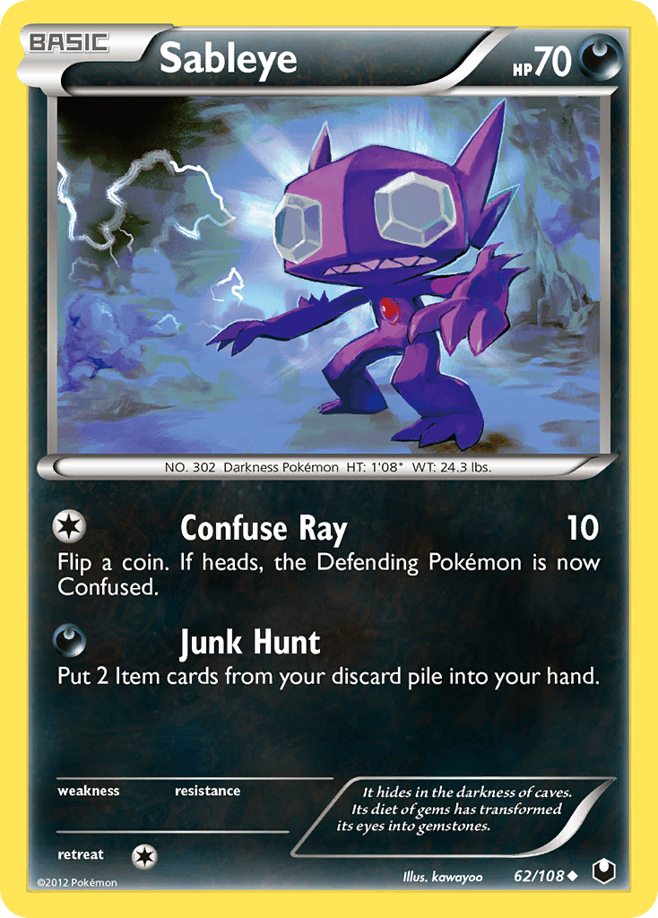 Sableye Dark Explorers card
