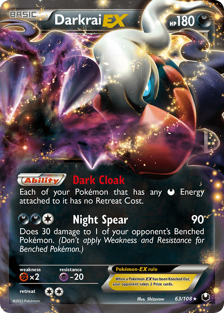Darkrai-EX Dark Explorers card