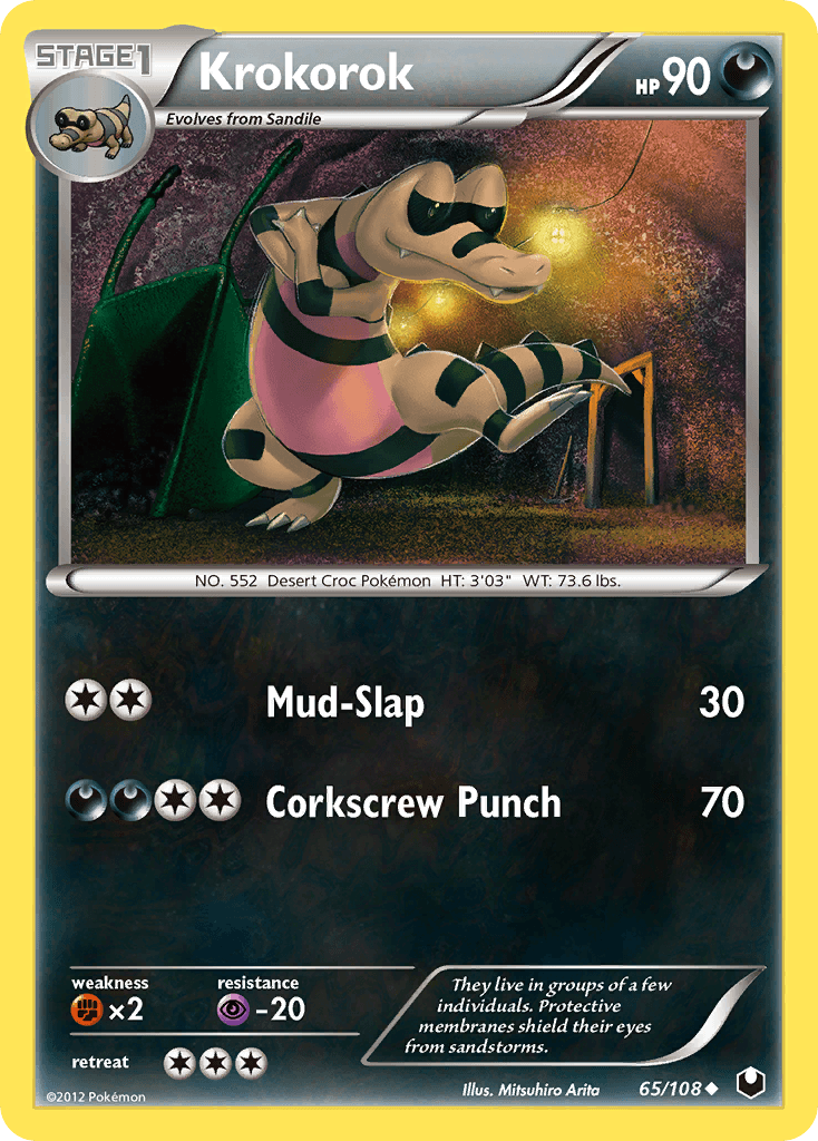 Krokorok Dark Explorers card