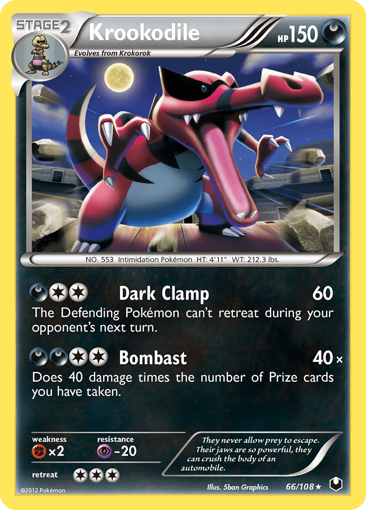 Krookodile Dark Explorers card