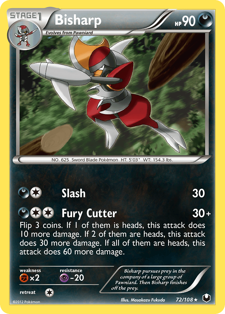 Bisharp Dark Explorers card