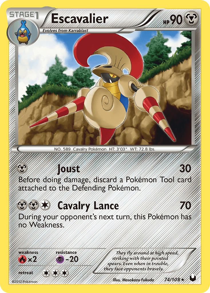 Escavalier Dark Explorers card