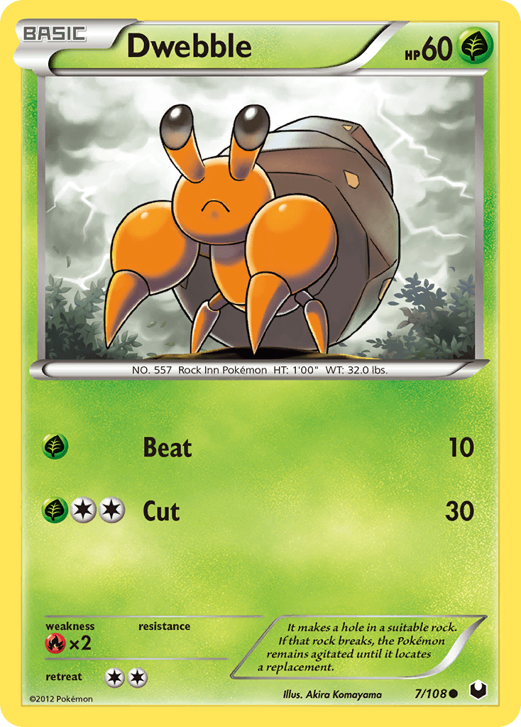 Dwebble Dark Explorers card