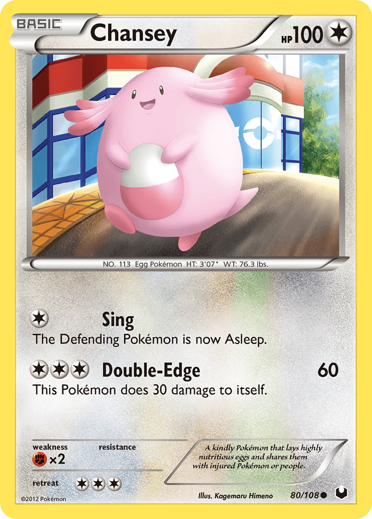 Chansey Dark Explorers card