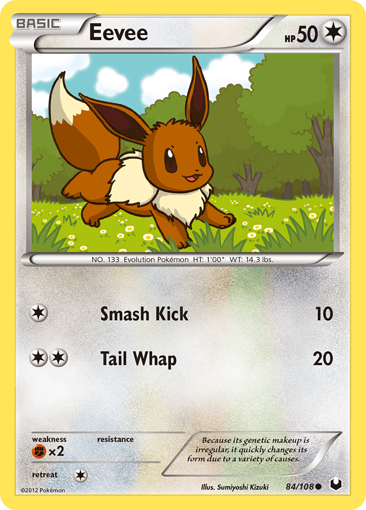 Eevee Dark Explorers card