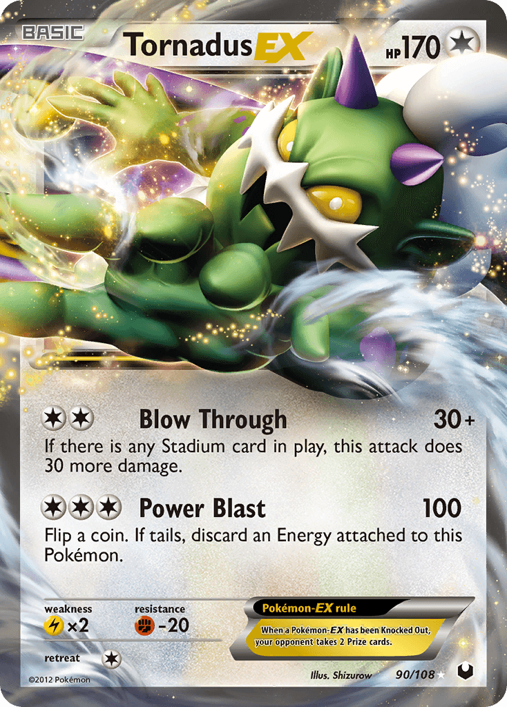 Tornadus-EX Dark Explorers card