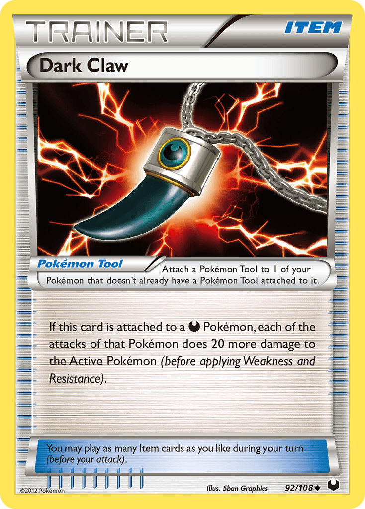 Dark Claw Dark Explorers card
