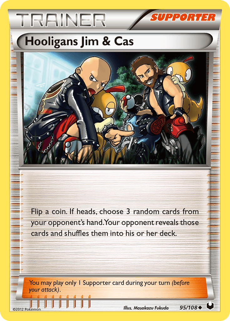 Hooligans Jim & Cas Dark Explorers card