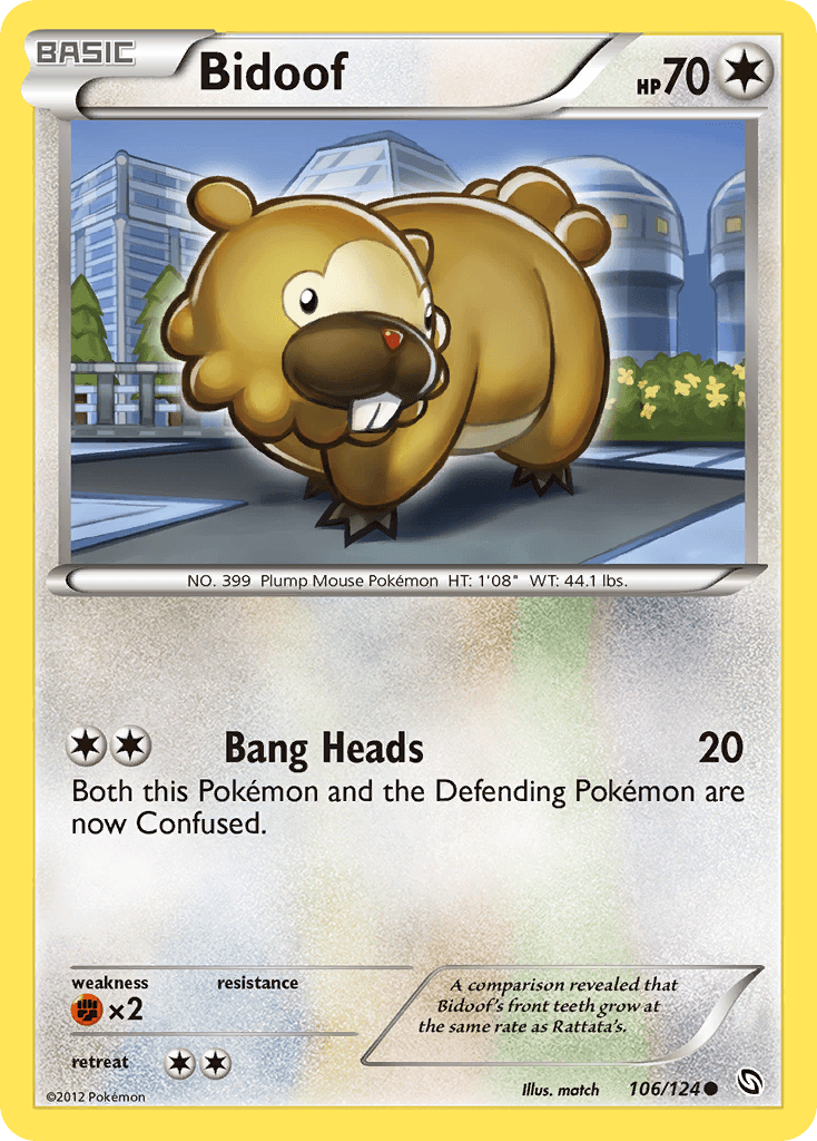 Bidoof Dragons Exalted card