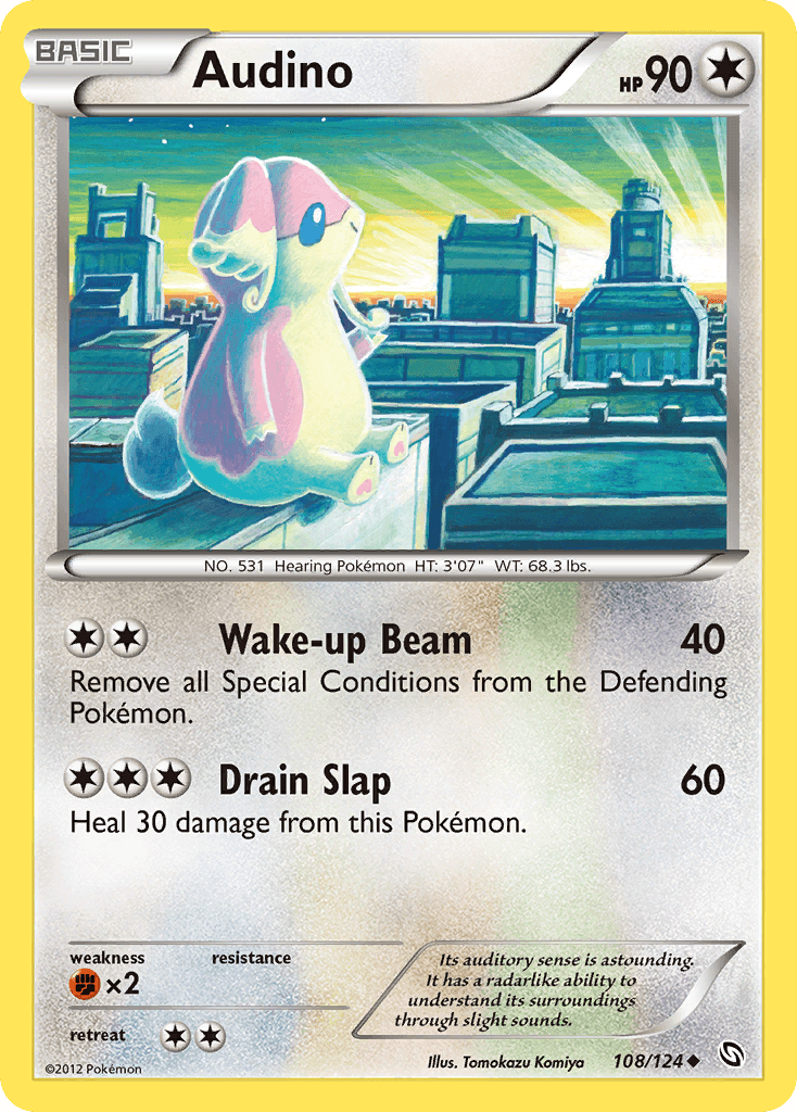 Audino Dragons Exalted card