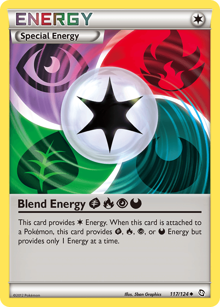 Blend Energy GrassFirePsychicDarkness Dragons Exalted card