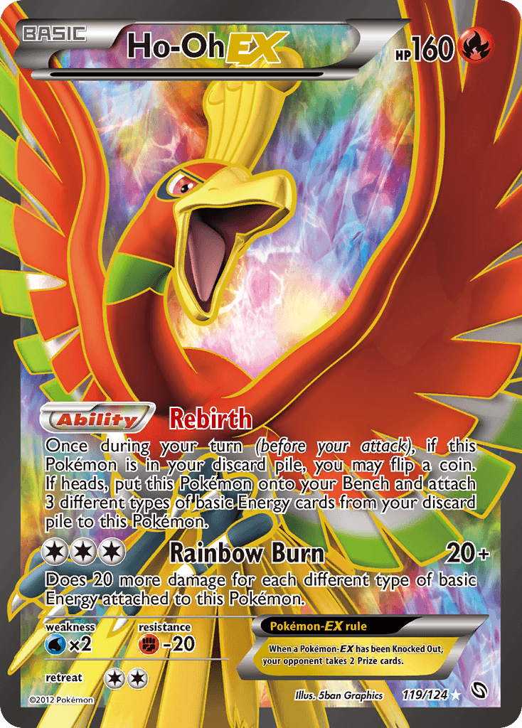 Ho-Oh-EX Dragons Exalted card