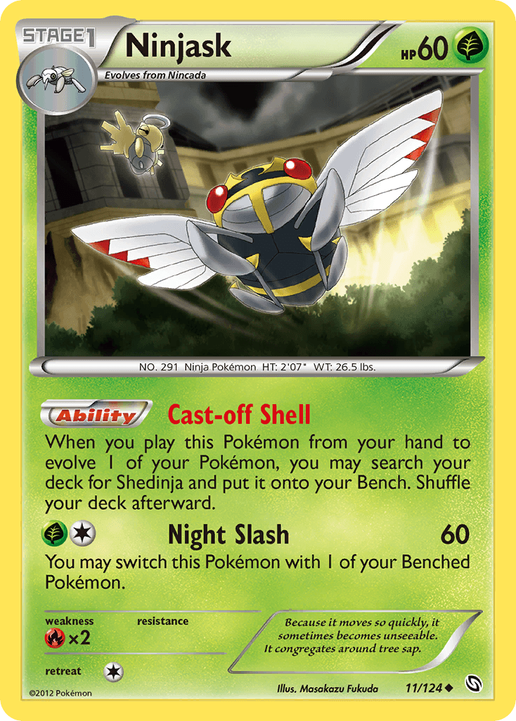 Ninjask Dragons Exalted card