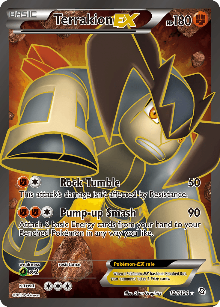 Terrakion-EX Dragons Exalted card