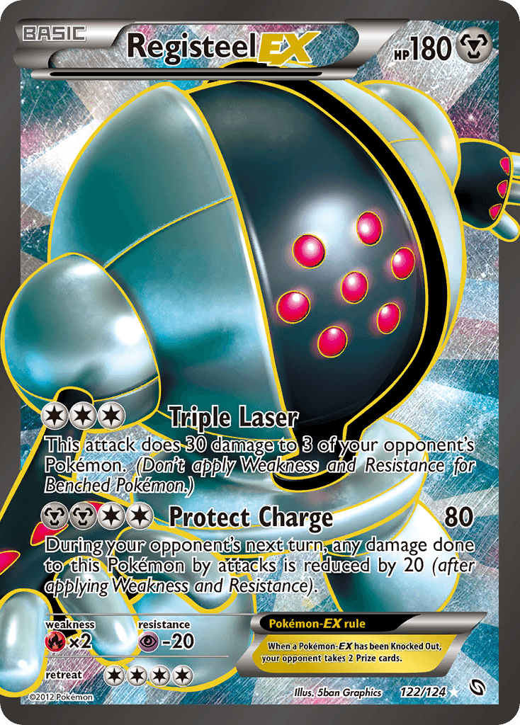 Registeel-EX Dragons Exalted card