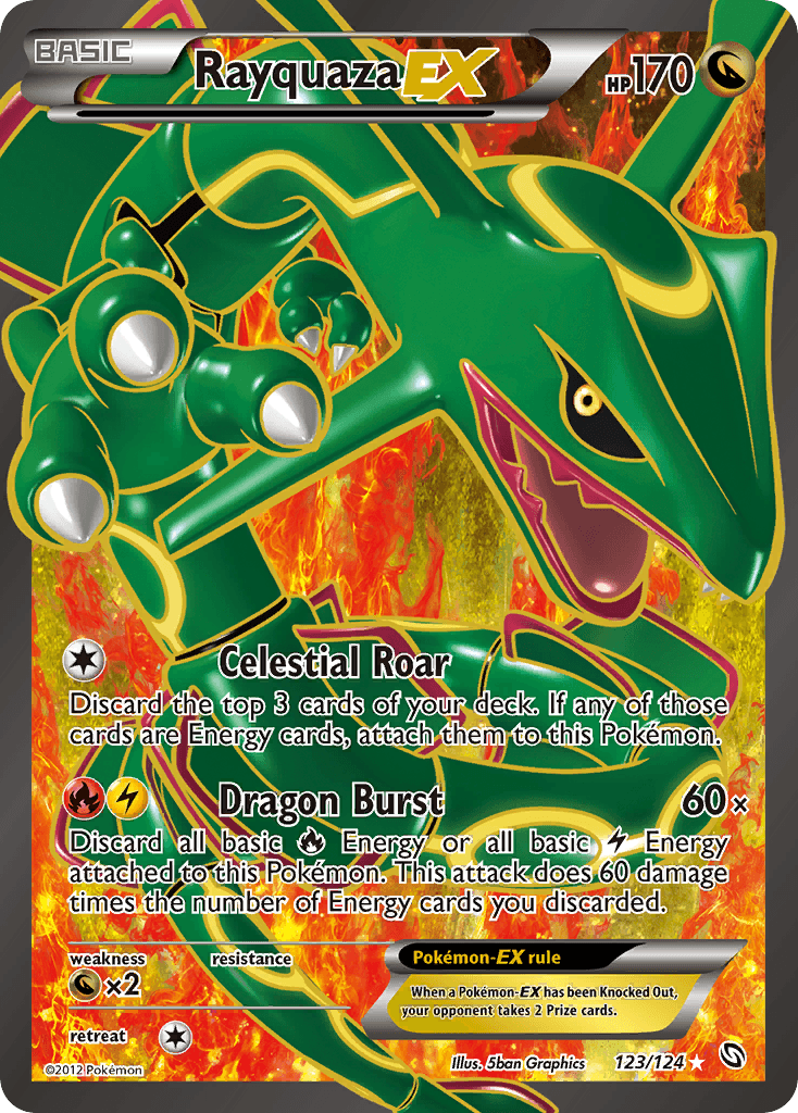 Rayquaza-EX Dragons Exalted card