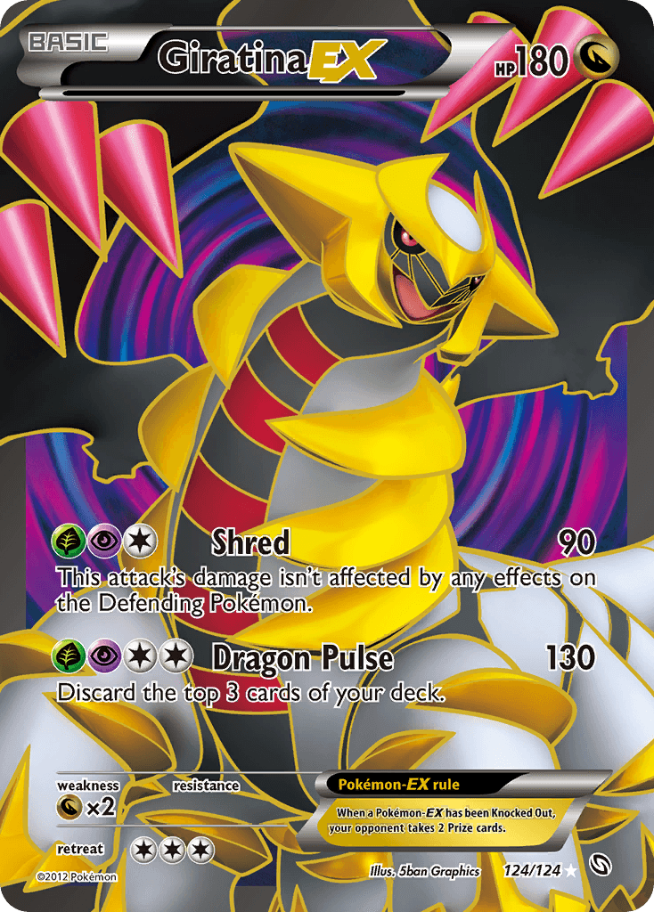 Giratina-EX Dragons Exalted card