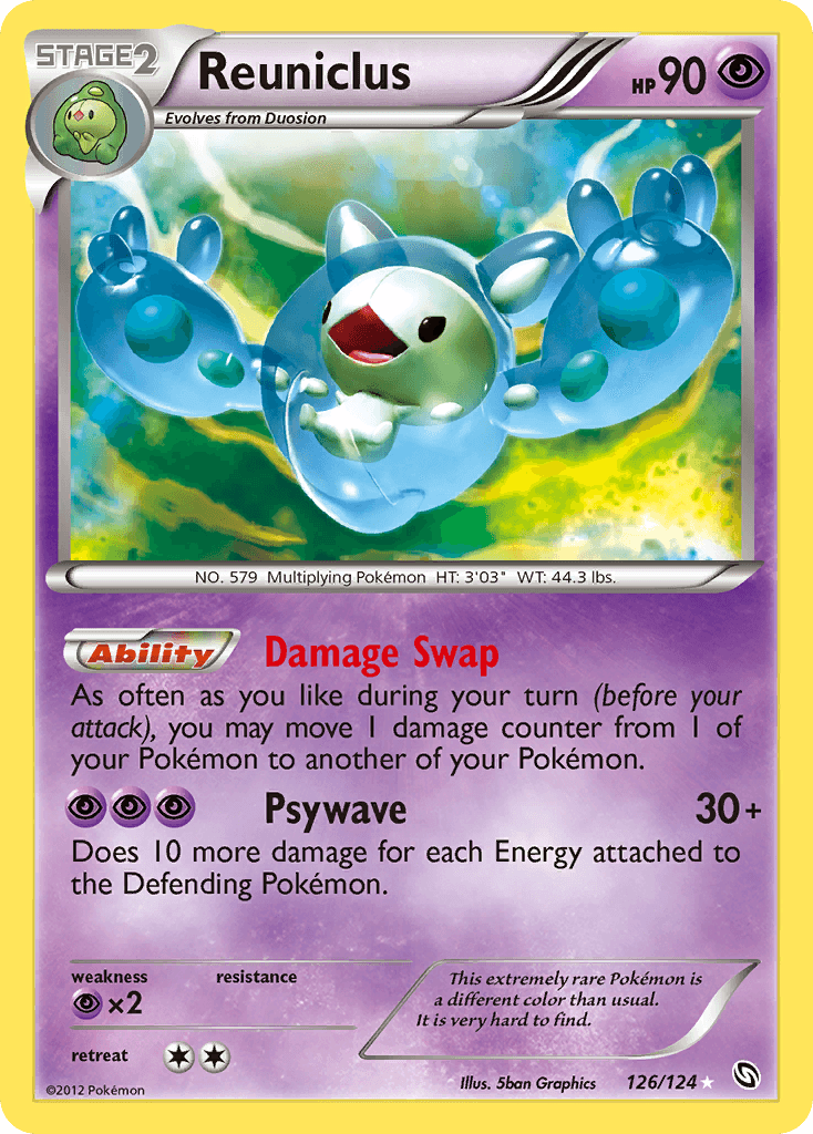 Reuniclus Dragons Exalted card