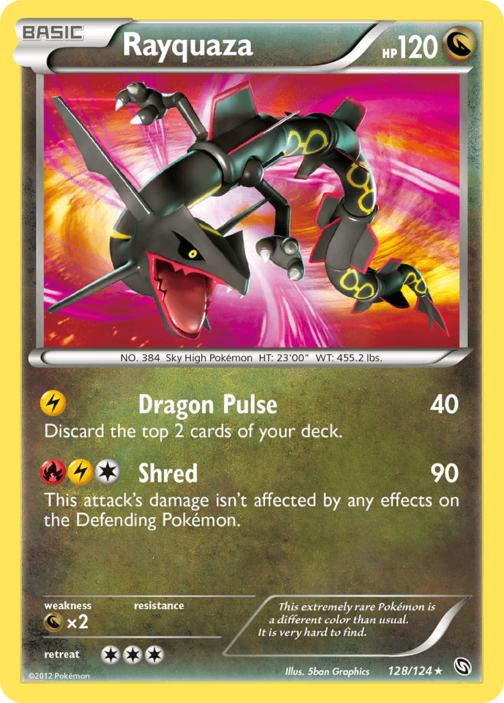Rayquaza Dragons Exalted card