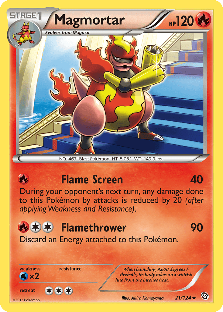 Magmortar 寶可夢 card